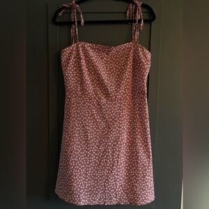 SHEIN Pink Polka Dot Dress